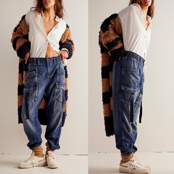 Free People Denim - Free People We The Free Hazel Pull-On Drop-Waist Jeans XS